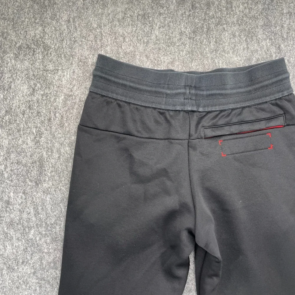 The Marathon Clothing Track Pants Mens Small  Black Red Joggers Puma TMC